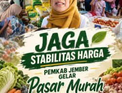 Pemkab Jember Gelar Pasar Murah di Tanggul: Gula Rp15.000, Telur Rp20.000 untuk Jaga Stabilitas Harga