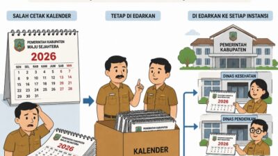 Fatal! Kalender Resmi Pemkab Probolinggo 2026 Salah Cetak, Kinerja Pengawasan Dipertanyakan
