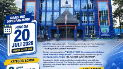 Perumda Tirta Kanjuruhan Buka “EXTRA TIME”! Deadline Lomba Creative Movement Diperpanjang hingga 20 Juli 2026