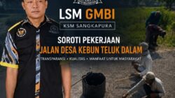 LSM GMBI Soroti Proyek Jalan Desa Senilai Rp100 Juta di Desa Kebun Teluk Dalam