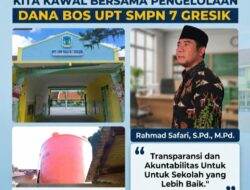 UPT SMPN 7 GRESIK LURUSKAN ISU TANDON AIR: PEMBANGUNAN DILAKUKAN TRANSPARAN DAN LIBATKAN KOMITE