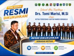 Tomi Marisi Nahkodai FORSESDASI Provinsi Bengkulu Periode 2026-2029