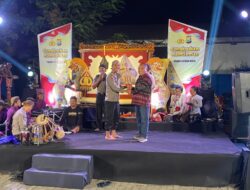Gelar Wayang Cangkrukan, Polres Kediri Kota Edukasi Kamtibmas Lewat Seni Budaya