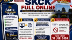 Polres Mojokerto Resmi Alihkan Pelayanan SKCK Menjadi Full Online Melalui POLRI SuperApp