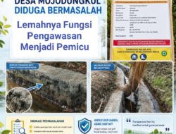 Demi Keruk Keuntungan Pribadi, Proyek Irigasi P3-TGAI di Desa Mojodungkul Diduga Digarap Asal Jadi