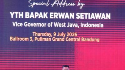 Pertama Kali Digelar di Luar Malaysia, Wagub Erwan Setiawan Resmi Buka SIBS 2026 di Bandung