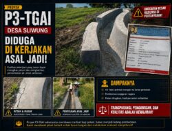 Proyek P3-TGAI Desa Sliwung Diduga Di Kerjakan Asal Jadi ,Mutu dan Kualitas Jadi Sorotan