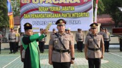 KAPOLRES BENGKULU UTARA PIMPIN SERTIJAB KAPOLSEK KETAHUN DAN GIRI MULYA