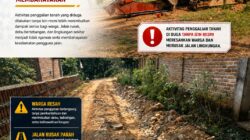 Aktivitas Penggalian Tanah Tanpa Izin di Pringsewu Rusak Jalan Pekon, Warga Desak Aparat Bertindak