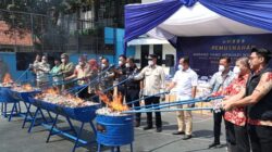 Pemkab Jember Perkuat sinergi pengawasan bersama Bea cukai Jember Musnahkan 7,4 juta Batang rokok ilegal