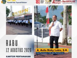 Disiplin Kerja dan Sinergi Birokrasi Kantor Pertanahan Tapanuli Selatan Gelar Apel Pagi Guna Tingkatkan Mutu Pelayanan Publik