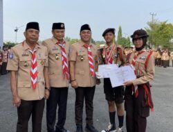 Bupati Bengkulu Tengah Pimpin Apel Besar Hari Pramuka ke-65, Apresiasi Semangat Gotong Royong