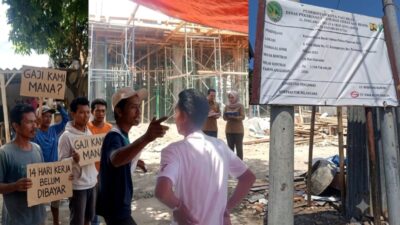 Penunggakan Upah Pekerja Senilai Rp1,1 M Merekah, Proyek Barak Dalmas Polres Pasuruan Kota Kembali Disorot