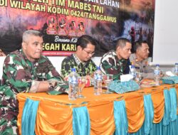 Tim Mabes TNI Edukasi Warga Pardasuka Cegah Karhutla