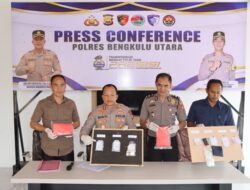 Polres Bengkulu Utara Ungkap Kasus Narkoba: 7 Tersangka Diamankan, 2 Adalah Residivis