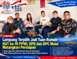 Lampung Jadi Tuan Rumah HUT ke-19 PPWI, Husin Muchtar: Momentum Mempererat Persatuan dan Berdampak bagi Ekonomi Daerah