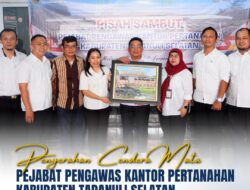 Estafet Kepemimpinan Seksi Survei dan Pemetaan ATR/BPN Tapsel Komitmen Penguatan Integrasi Data dan Pelayanan Publik