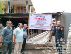 Penegakan Perda Satpol PP Padangsidimpuan Segel Resmi UD Cindy Akibat Pelanggaran Tata Ruang