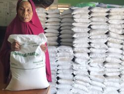 Pemdes Lubuk Banyau Salurkan Bantuan Pangan Beras untuk 267 KPM, Kades Ahori Yanto Berharap Ringankan Beban Warga