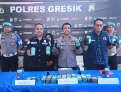 Polres Gresik Sita 10,8 Kg Ganja di Gudang Ekspedisi