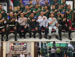 Satlantas Polres Gresik Bersama Subdenpom Gelar Coaching Clinic dan Safety Riding Keselamatan Berkendara