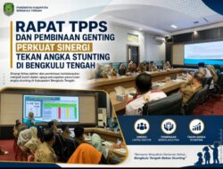 Gelar Rapat TPPS, Bengkulu Tengah Tegaskan Penanganan Stunting Harus Berdampak Nyata
