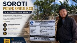 LSM Penjara Indonesia Soroti Proyek Revitalisasi TK Aisyiyah Bustanul Athfal 2 Perante senilai Rp 343 Juta
