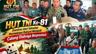 Orado Jember Jadi Panggung Lahirnya Atlet dan Industri Baru Domino Menyambut HUT TNI ke-81 di Makodim 0824/Jember