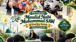 Peringatan Maulid Nabi Muhammad SAW di Dhurung Berkah Dusun Bengkosobung Berlangsung Meriah dan Penuh Kekompakan