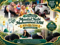 Peringatan Maulid Nabi Muhammad SAW di Dhurung Berkah Dusun Bengkosobung Berlangsung Meriah dan Penuh Kekompakan