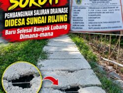 Proyek Drainase JUT Senilai Rp160 Juta di Sangkapura Gresik Baru Selesai Sudah Rusak Parah, Warga dan LSM GMBI Desak Bongkar