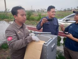 Tindak Lanjuti Laporan AMPS, Ditreskrimsus Polda Jatim dan DLH Provinsi Pasang Alat Uji Udara di Area Sekitar PG Asembagus