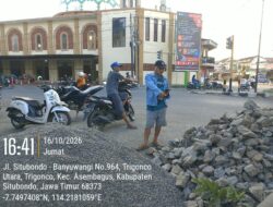 Nyawa Pengguna Jalan Terancam! Taman Kota Asembagus Jadi Gudang Material, Tanpa Rambu