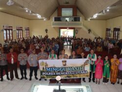 Polres Bengkulu Utara Gelar “Minggu Kasih” di Gereja Santo Thomas, Pererat Sinergi dengan Masyarakat