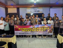 Polres Bengkulu Utara Gelar Kumpul Bersama Masyarakat di Desa Lubuk Saung, Bahas Isu Kamtibmas
