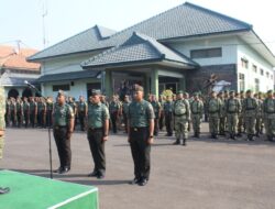 Kasdim 0819/Pasuruan Pimpin Upacara Kenaikan Pangkat Periode 1 Oktober 2026