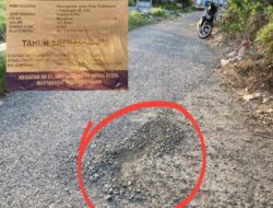 Proyek Peningkatan Jalan Ruas Trebungan-Trebungan Disorot Warga ,Minta pihak Dinas PUPP Maksimalkan Fungsi Pengawasan