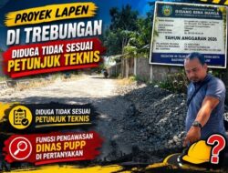 Sorot Pengerjaan Lapen Didesa Trebungan , LSM Penjara Tuding Pengawasan Dinas PUPP Situbondo Tumpul